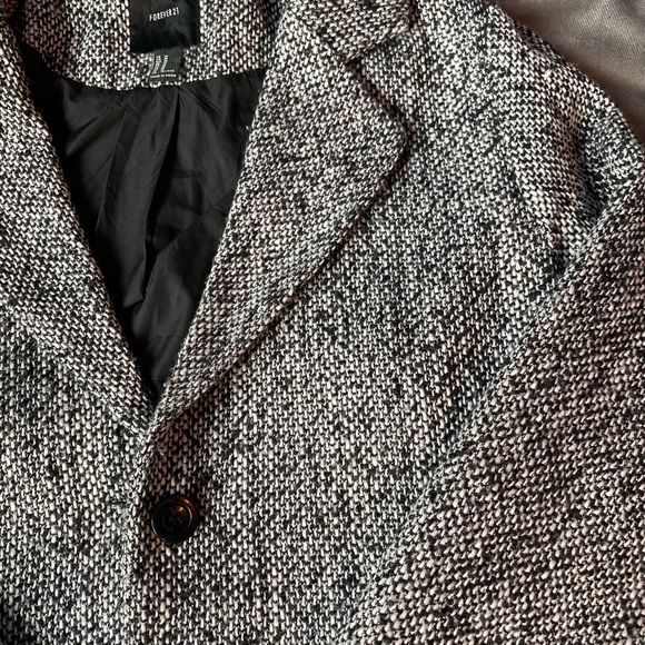 Salt and Pepper Oversized Coat. Very lightly worn - Picture 2 of 4